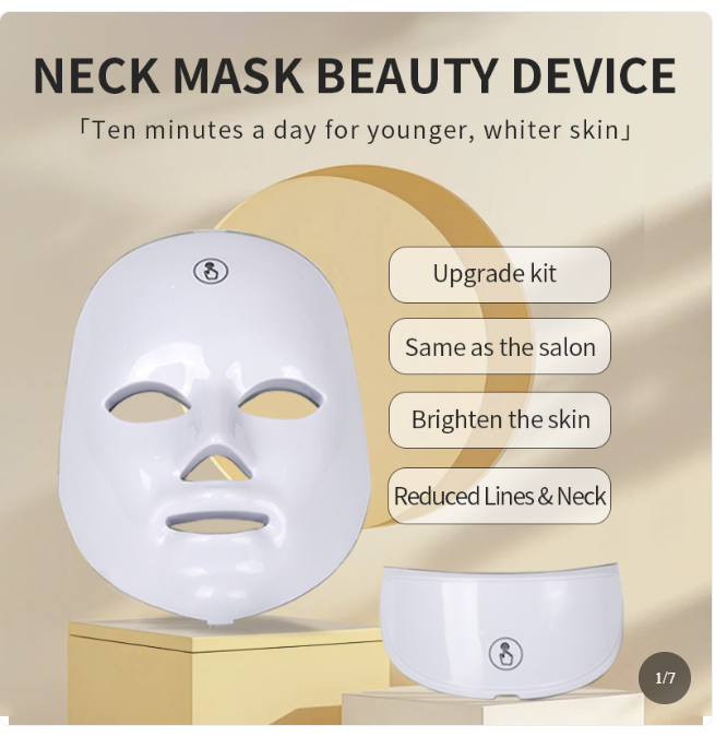LED-mask med ljus